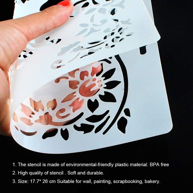 SLGIFT DIY Decorative Stencil Template for Painting on Walls Furniture Crafts (Butterfly) - Image 3